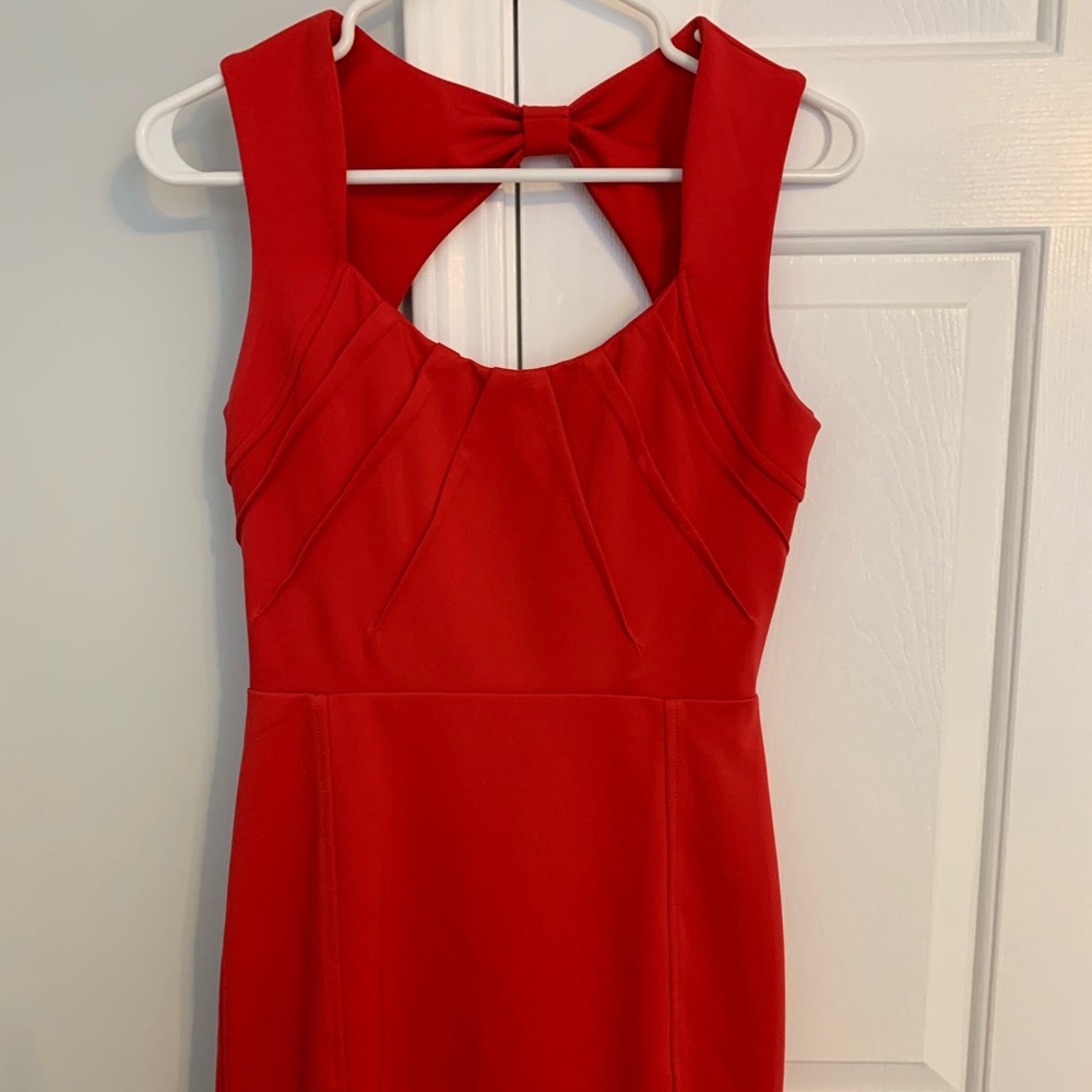 Red dress